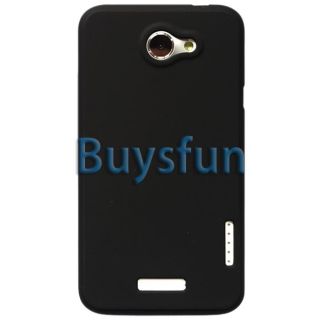 New Black Silicone Cover Case Skin For HTC ONE X ONEX S720e