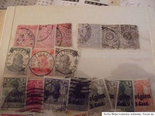 Wohnungsauflösung Briefmarkenalbum Deutsches Reich Saar gebiet
