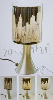 Tischlampe City Design Berührungssensor Inkl. Leuchtmittel Lampe