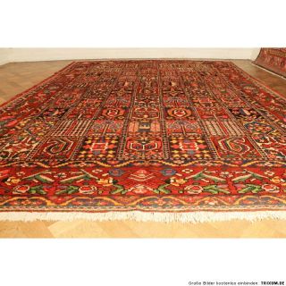 Antik Handgeknüpfter Perser Palast Teppich Bachtiar Iran Tappeto Rug