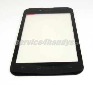 LG P970 Optimus Black Touchscreen Digitizer Glas (schwarz)