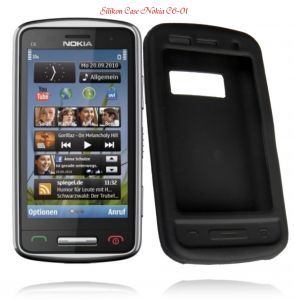 Nokia C6 01 Silikon Handy Hülle Case Tasche Schutzhülle Silicon
