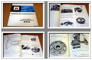 IHC 953 Mähdrescher Getriebe Werkstatthandbuch 1982
