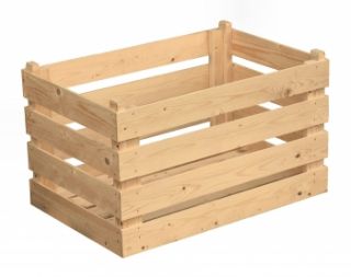 Obstkiste Holz Box Gemüse Holzkiste Obststiege Kiste 60,0x40,0x34,0