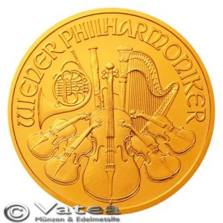 Österreich Wiener Philharmoniker 2012 1/2 Unze Oz Gold
