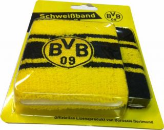 BVB Schweissbänder Schweißbänder 2er Set Borussia Dortmund Neu