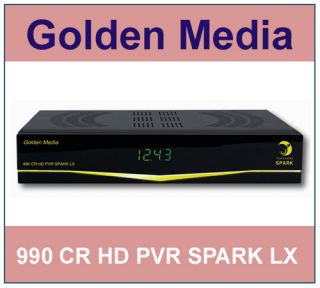 Golden Media 990 CR HD PVR SPARK LX USB Linux Receiver