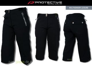 Protective 3/4 Fahrradhose MTB Baggy short CLAIRE black