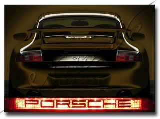 Porsche 996 3 Bremsleuchte Aufkleber Bremslicht Text