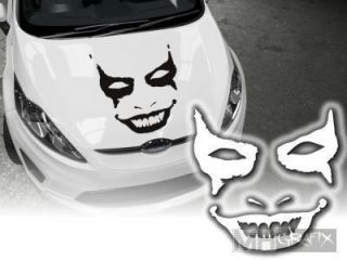 Autoaufkleber Horror Joker Auto Sticker Aufkleber Motorhaube 58cm