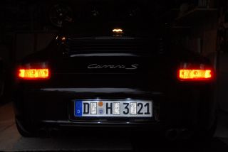 Porsche 911 997 LED Kennzeichenbeleuchtung