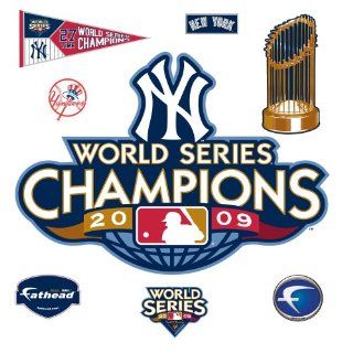 MLB 2009 World Series Champions New York Yankees Logo Wall