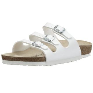 slippers Florida from Birko Flor in White with a regular insole Shoes