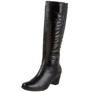 Clarks Womens Cardy Boot,Black,5 M US: Shoes