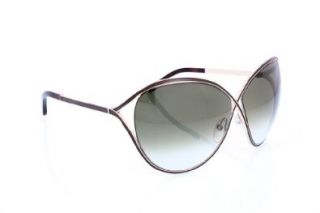 Tom Ford Womens Angelica Sunglasses, Brown Shoes