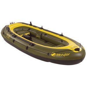 Sevylor Fish Hunter Inflatable 6 Person Boat: Sports
