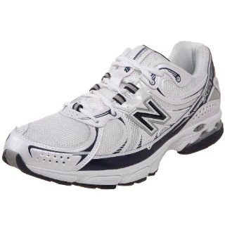  New Balance Mens MRW760 Fitness Walking Shoe,White/Navy,7 D Shoes