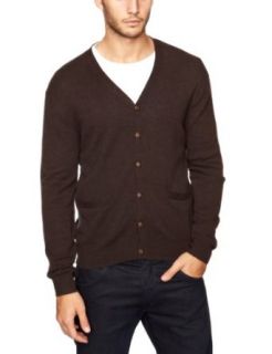 French Connection Mens Harvest Wool Cardigan: Clothing
