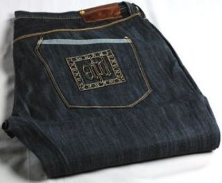 Artful Dodger Leather Trimmed Bilton Blues Jeans (42