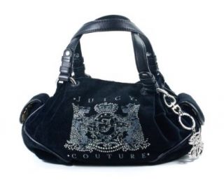 Juicy Couture Baby Fluffy Velour Black Handbag: Shoes
