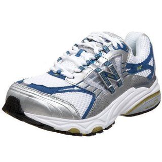 Womens WR1011 Motion Control Running Shoe,White/Blue,13 B Shoes