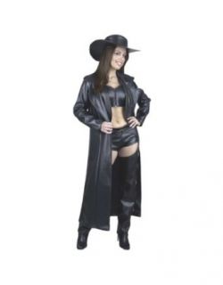 Women Lg (11 13) Pleather Cowboy Duster (Duster Only