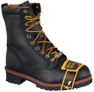 Cactus 9 Steel Toe Logger Boots 9219S Black 13 Shoes