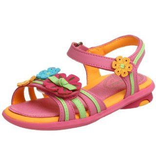 Little Kid Matika Sandal,Azalea/Green/Cream,13 W US Little Kid: Shoes