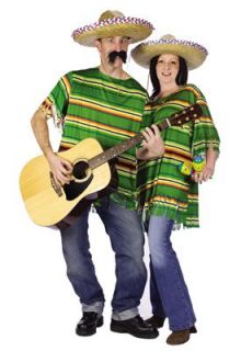 Adult Mexican Serape Costume Clothing