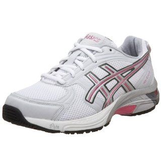 ASICS Womens GEL 4 to 8 Walking Shoe,White/Silver/Pink,6 B US: Shoes
