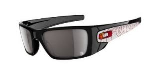 : Oakley USC Trojan Fuel Cell Sunglasses Polished Black / Grey: Shoes