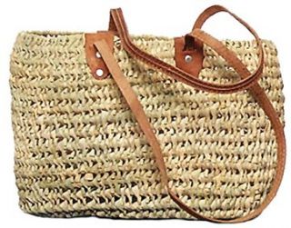 Straw Summer Beach / Shopper / Tote Shoulder Bag 14x11 Shoes