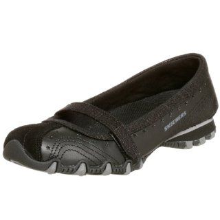  Skechers USA Womens Locomotion Mary Jane Flat,Black,6 M: Shoes