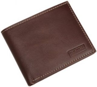 Nautica Mens Vegetable Tanned Passcase Wallet,Brown,One