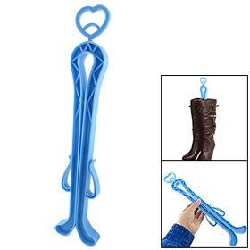 Blue Plastic Boots Shoes Shelf Rack Stand Holder: Home & Kitchen
