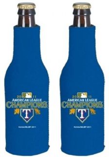 Set of 2 Texas Rangers 2011 ALCS Champions Zippered Bottle