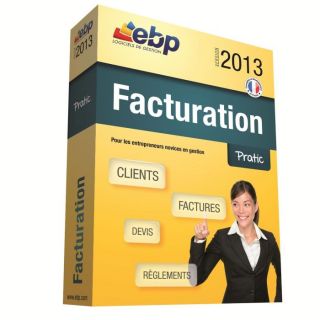 2013   Achat / Vente LOGICIEL BUREAUTIQUE EBP Facturation Pratic 2013