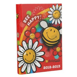 Collection Bee Happy. Coloris  rouge. Agenda 2012/2013, avec