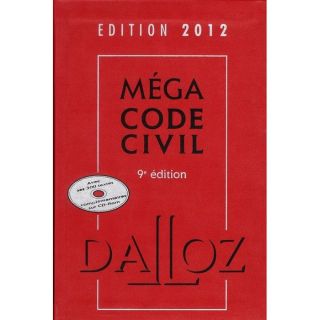 Méga code civil (édition 2012)   Achat / Vente livre Collectif pas