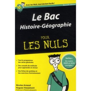 Le bac histoire géographie pour les nuls   Achat / Vente livre