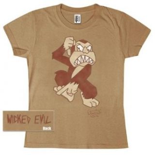 Family Guy   Angry Monkey Ladies T Shirt Clothing