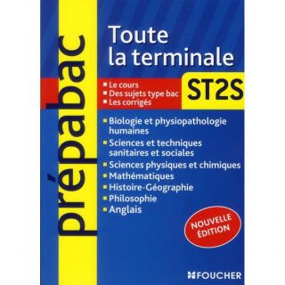 SCOLAIRE   ETUDIANT Prepabac; toute la terminale ST2S (édition 2011)