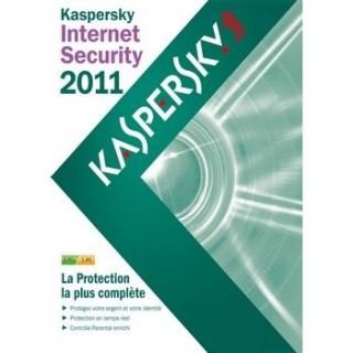 Logiciel de sécurité 3 postes 1 an  Kaspersky Internet Security 2011