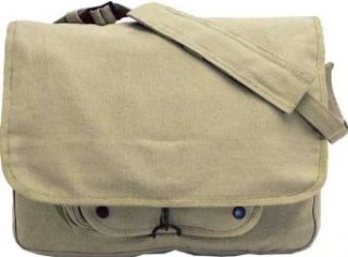 Khaki Vintage Army Paratrooper Shoulder Bag Clothing