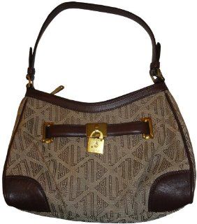 Lauren Purse Handbag Small Signature Shoulder Bag Khaki/Brown Shoes