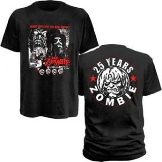 Rob Zombie   25 Years 2 Mens S/S T Shirt In Black