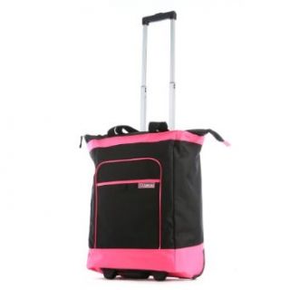 Olympia Luggage Rolling Shopper Tote, Pink, One Size
