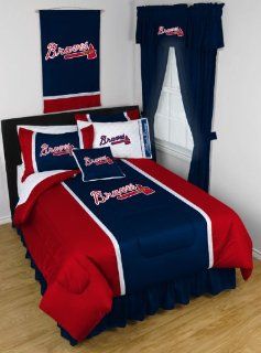 Atlanta Braves Bedding Set   6 pc. TWIN Comforter Bed Set