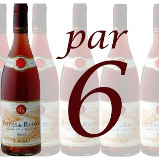 Guigal Côtes du Rhône 2008 (6 bouteilles)   Achat / Vente VIN ROSE
