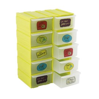 Casier de Rangement 10 tiroirs couleur Pomme   Achat / Vente COFFRE D